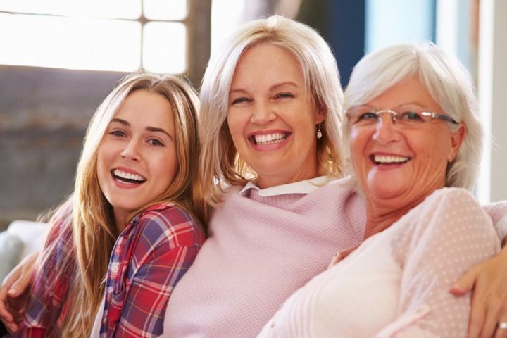 mom and daughter and gradma