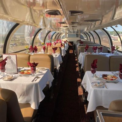 dome car dining